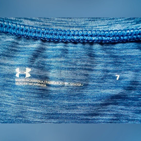 Zara & Under Armour Blue Long-Sleeved T-Shirts size 7 - Picture 8 of 9